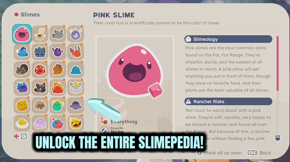 Slime Rancher 2 — Slimepedia Unlocker (screenshot 3)